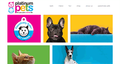 Desktop Screenshot of platinumpetsusa.com