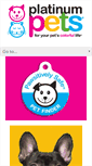 Mobile Screenshot of platinumpetsusa.com